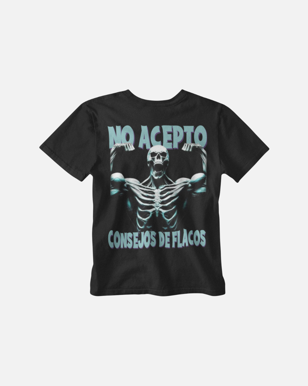 NO ACEPTO consejos de flacos - Polera Oversize