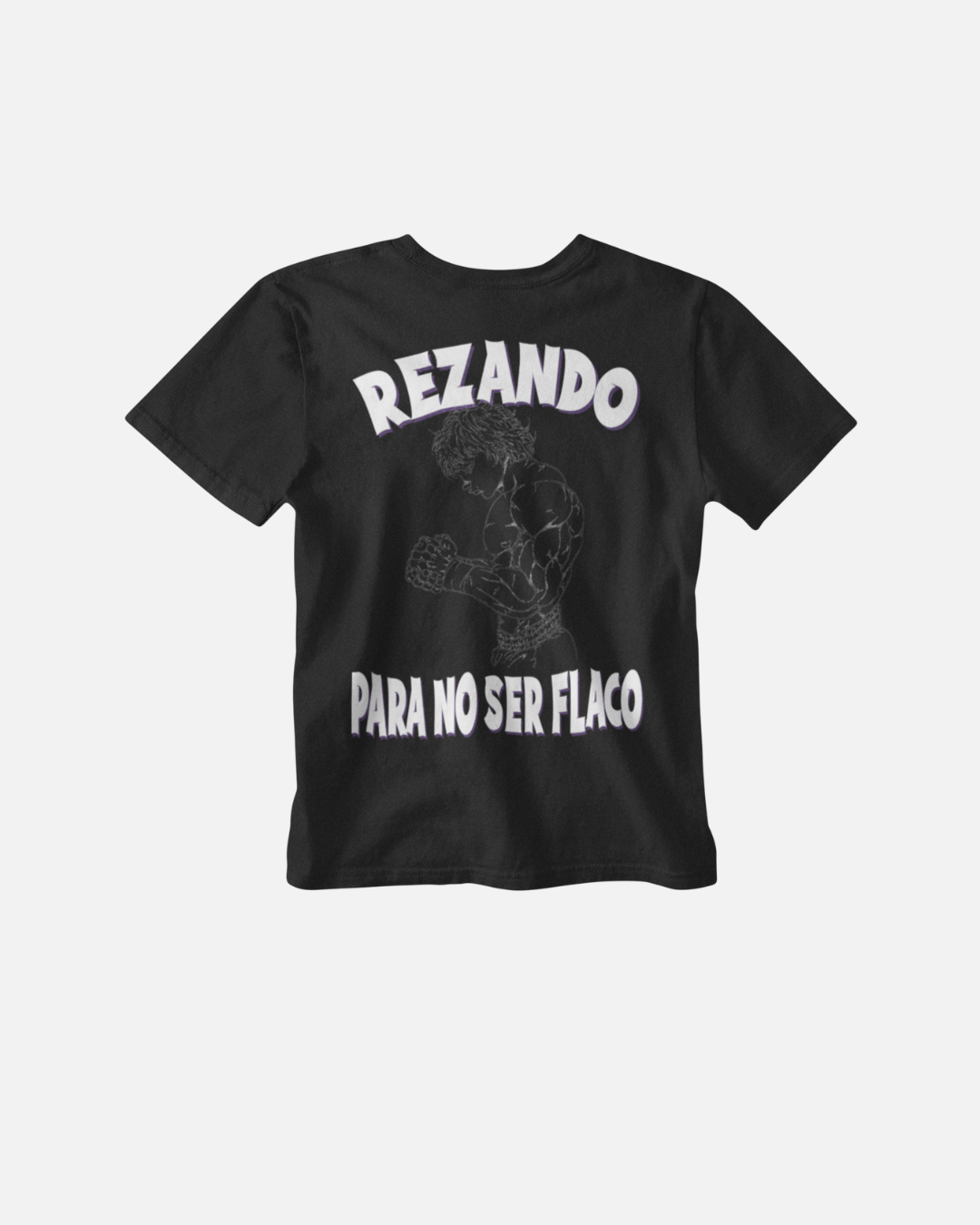 REZANDO PARA NO SER FLACO - Polera Oversize