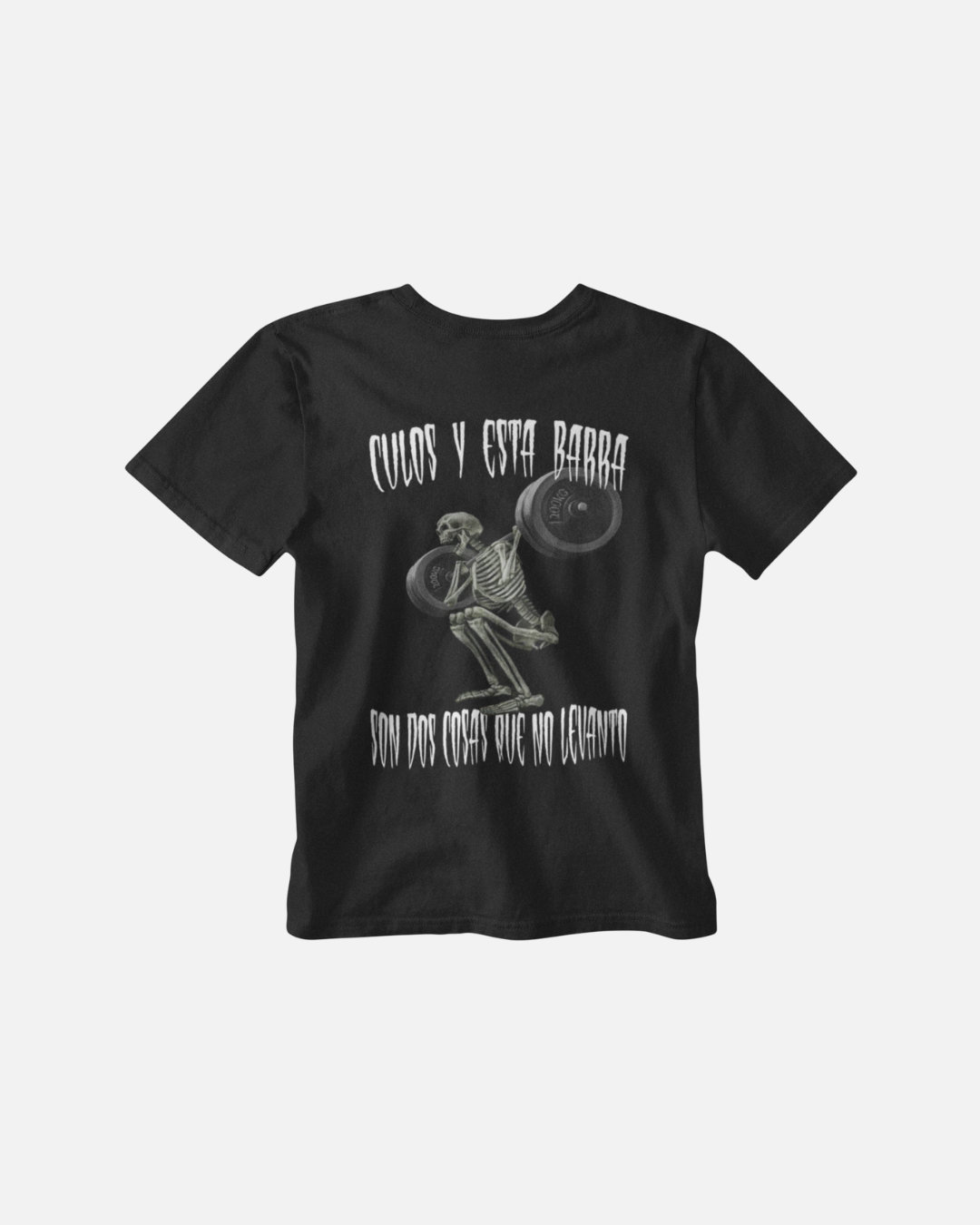Culos y esta barra - Polera Negra Oversize